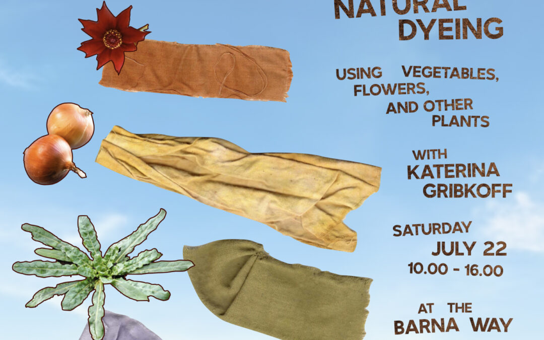 Natural Dyeing with Katerina Gribkoff at The Barna Way 22nd July 2023