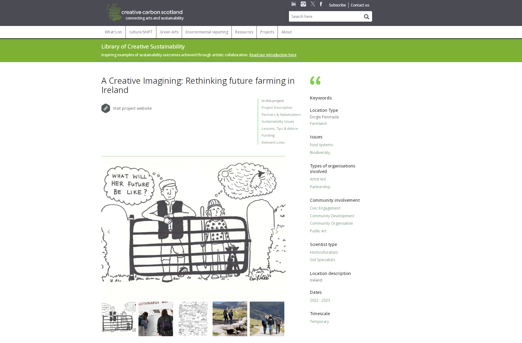 Creative Carbon Scotland: Library of Creative Sustainability - Lisa ...