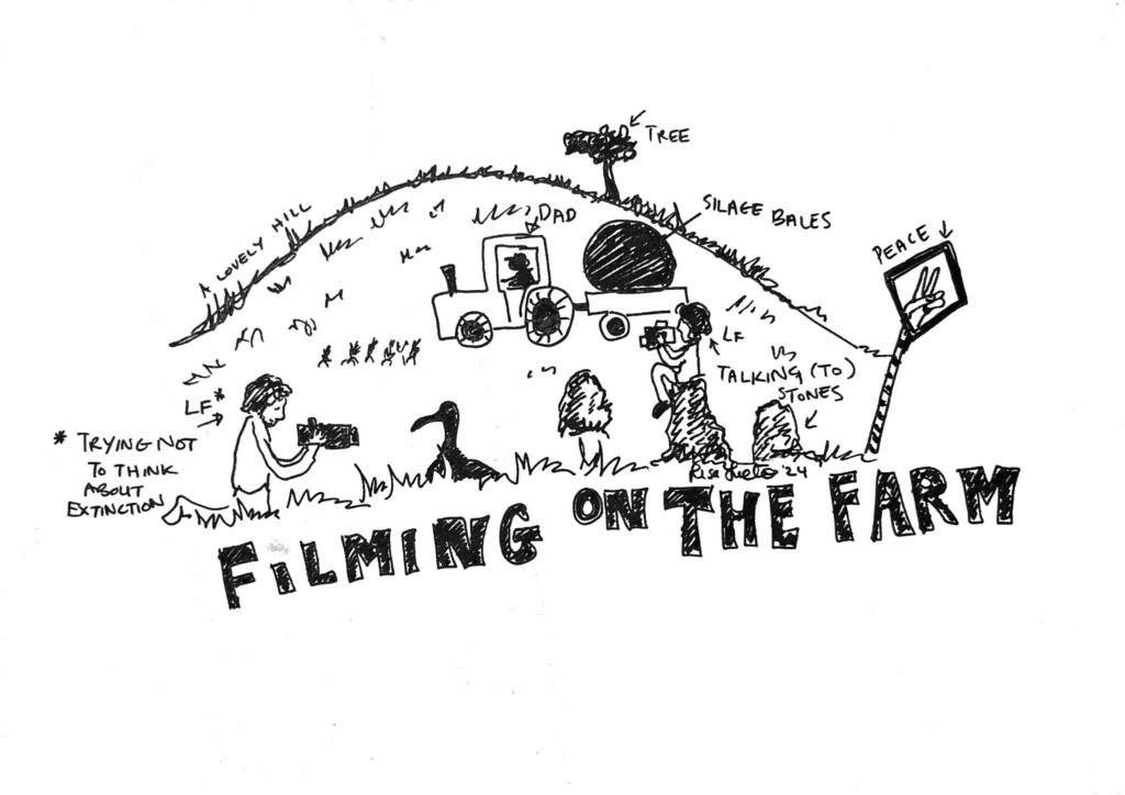 filming-on-farm-the-ink-on-paper-210mm-x-148mm-Lisa-Fingleton-2024-scaled.jpeg 14 August 2024